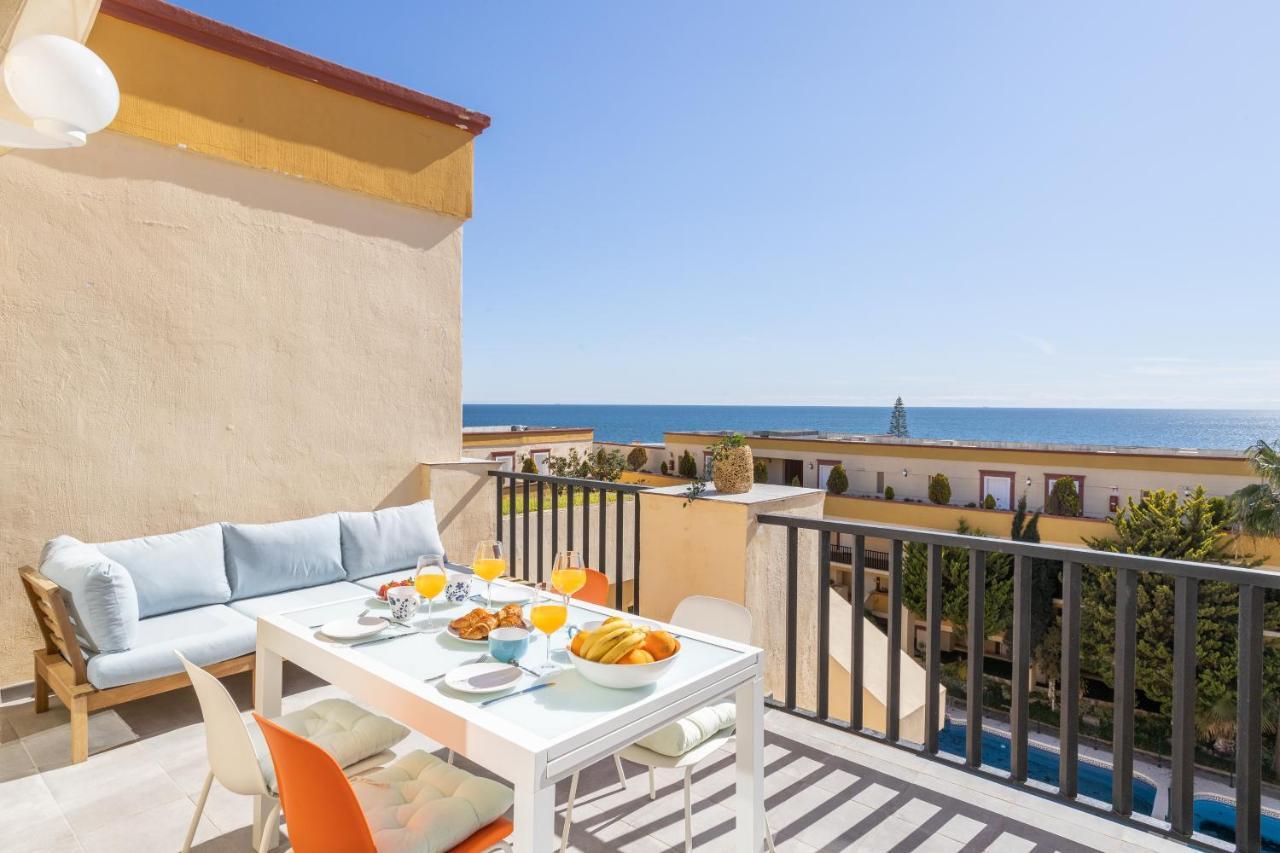 Oleholidays 344 Romana Playa Con Vistas Al Mar Marbella Bagian luar foto